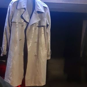 Mycra pac trench coat